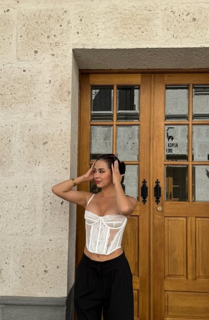 Corset Gemma Blanco