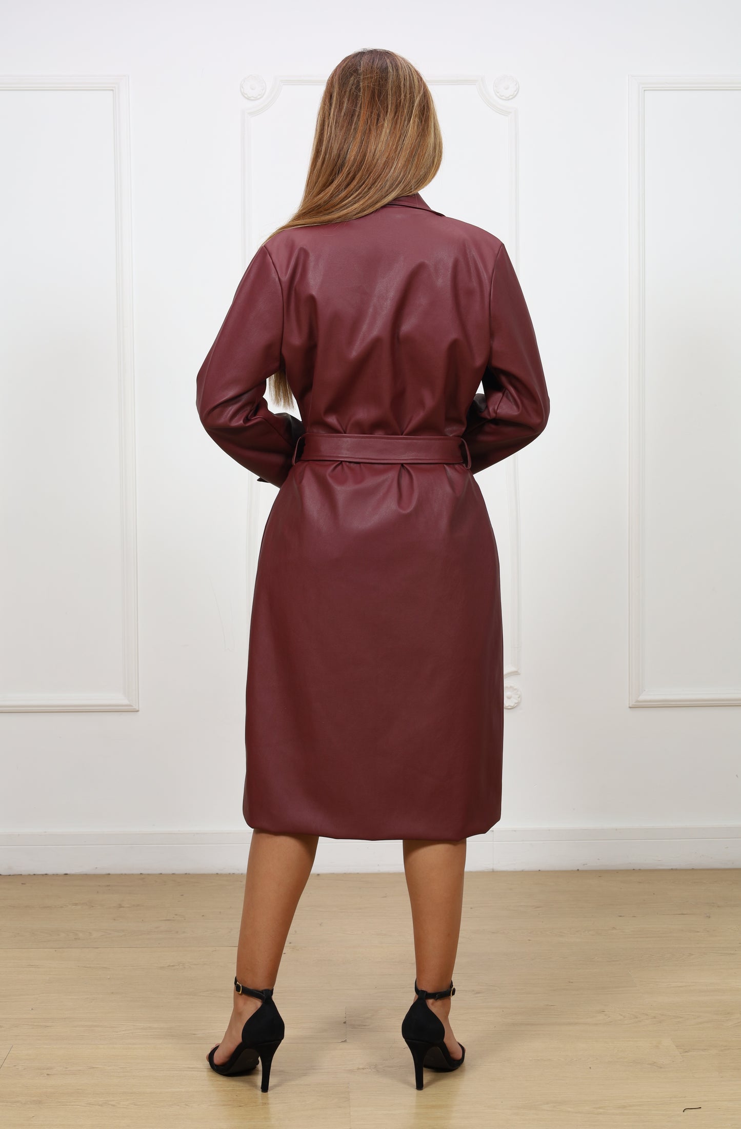 GABARDINA CUERINA  BORGOÑA
